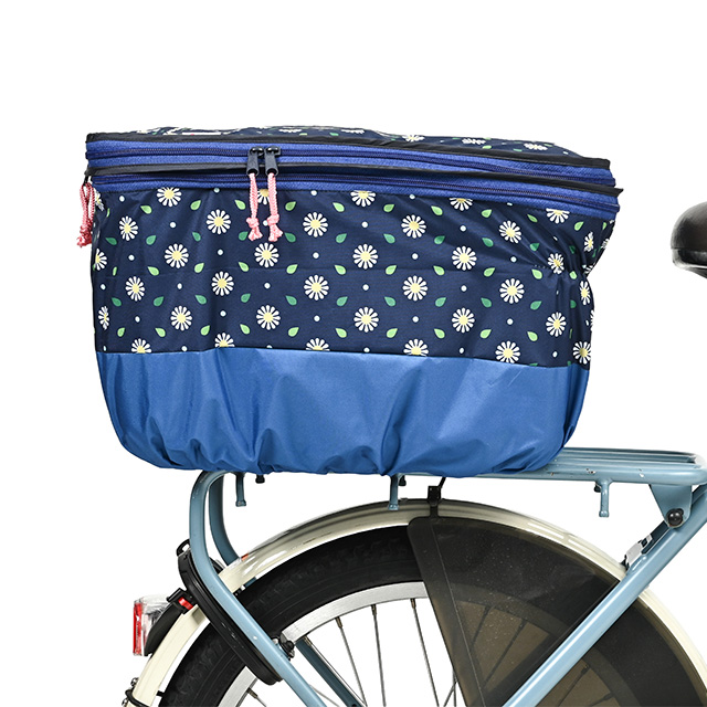 【新柄】2段式 後カゴカバー モダンアートシリーズ