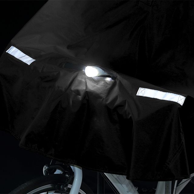 【新色】膝を雨から守るレインポンチョ